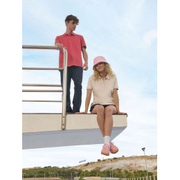 Рубашка поло женская Pacific Women, голубая (морская волна)