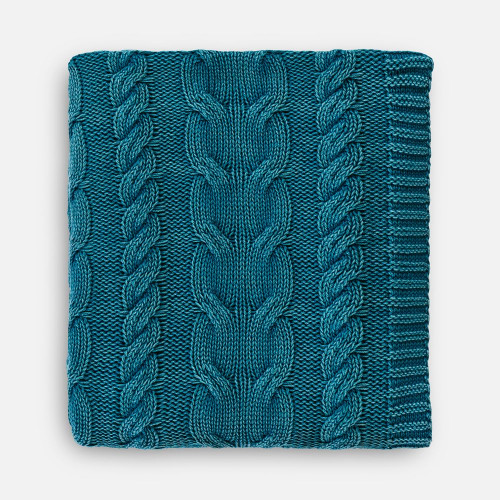 Плед Hygge, темно-зеленый