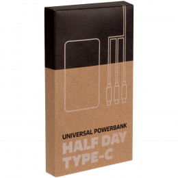 Аккумулятор Uniscend Half Day Type-C 5000 мАч, синий