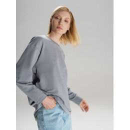 Футболка оверсайз с двойным рукавом Kosmos, светло-серая