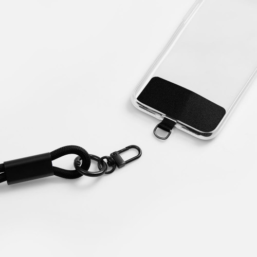 Кабель-ланьярд energyFlex Power Delivery 60 Вт, черный