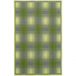 Плед Duotone, зеленый с белым