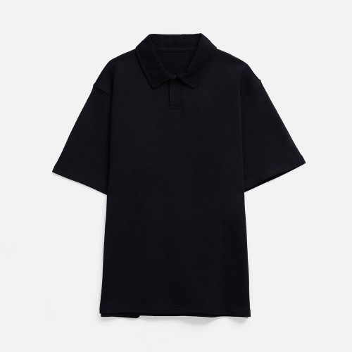 Рубашка поло унисекс Tiimi, черная