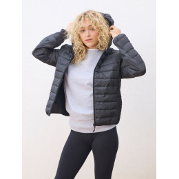 Куртка с капюшоном женская Stream Women, темно-синяя