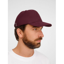 Бейсболка Buffalo, бордовая