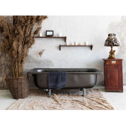 Полотенце Velin, среднее, темно-серое