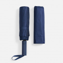 Зонт складной с УФ-защитой Ribstar, темно-синий