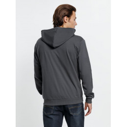 Толстовка на молнии с капюшоном Siverga, темно-серая (графит)