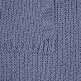 Плед Longview, серо-синий (сланец)