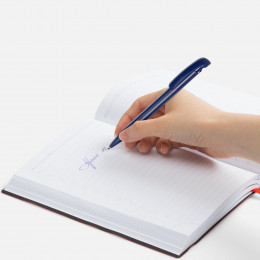 Ручка шариковая Clear Solid, синяя