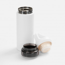 Термостакан Leval с ситечком, белый