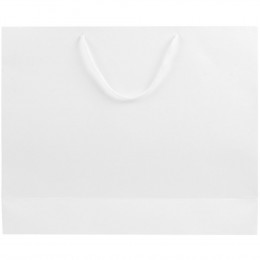 Пакет бумажный «Блеск», большой, белый