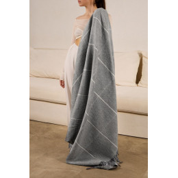 Плед «Шамони», серый