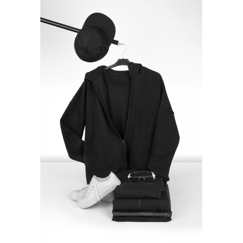 Футболка унисекс оверсайз T3, черная