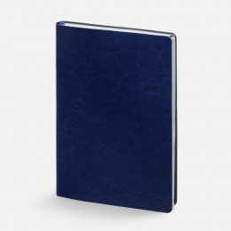 Ежедневник Nebraska Flex, недатированный, синий с серебром