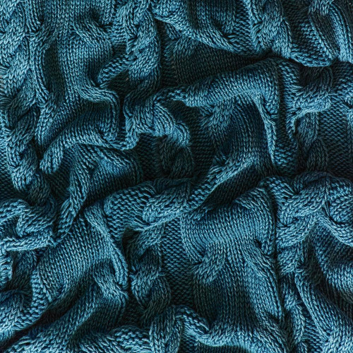 Плед Hygge, темно-зеленый