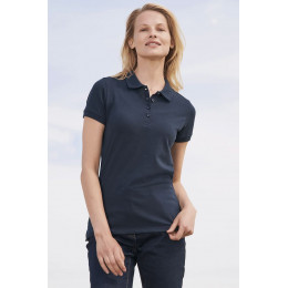 Рубашка поло женская Passion 170, шоколадно-коричневая