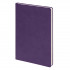 Бизнес-блокнот FUNKY, 130*210 мм, фиолетовый с  серым форзацем, мягкая обложка, линейка