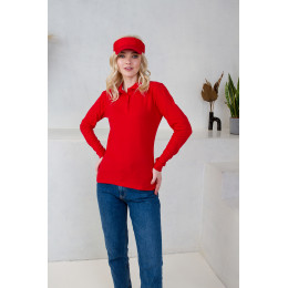 Рубашка поло женская STAN длинный рукав хлопок/полиэстер 185, 04SW