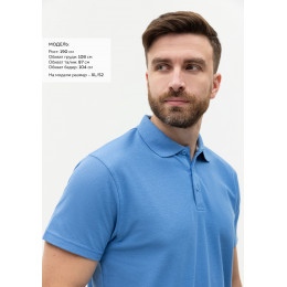 Рубашка поло мужская STAN хлопок/полиэстер 185, 04