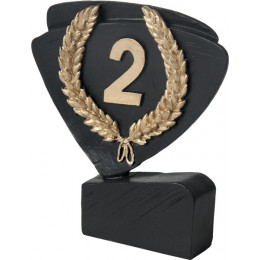 Фигурка литая 2 место 11см RFEL5002/BK/G