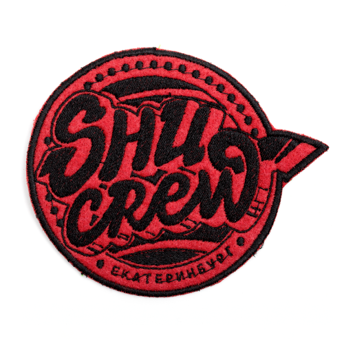 Шеврон вышитый, нить обычная   31-50 см2