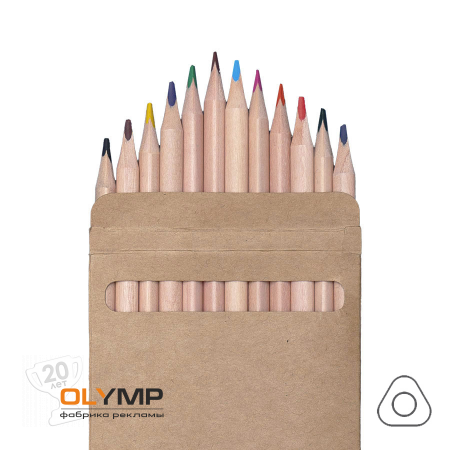 Цветные карандаши KINDERLINE middle                                                                                         бежевый   